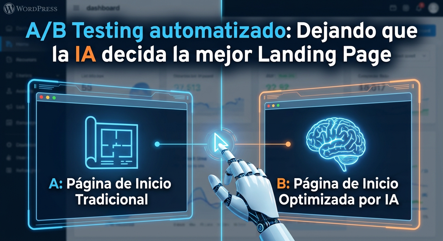 A/B Testing automatizado: Dejando que la IA decida la mejor Landing Page