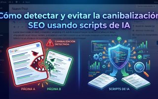 Cómo detectar y evitar la canibalización SEO usando scripts de IA