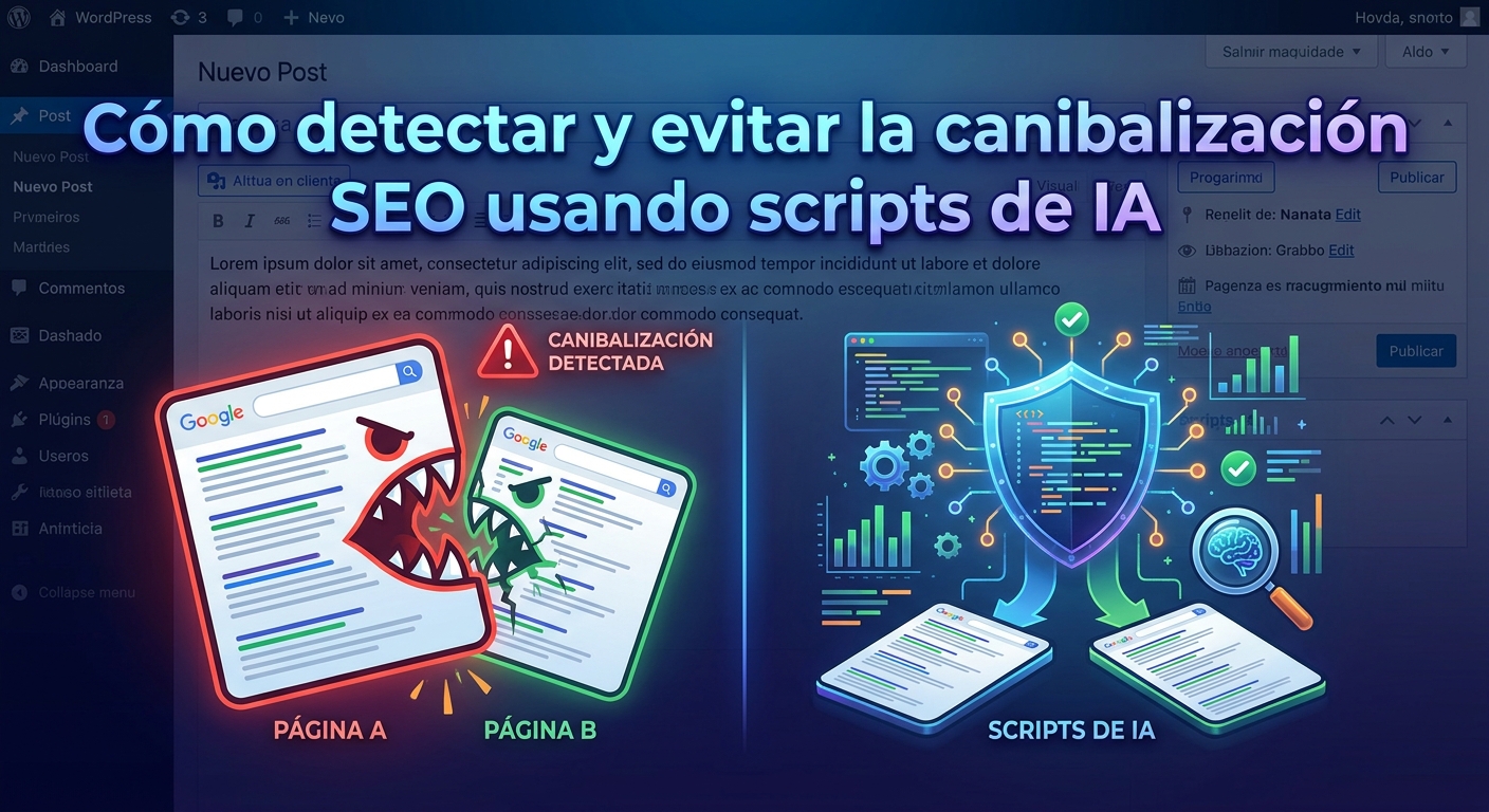 Cómo detectar y evitar la canibalización SEO usando scripts de IA
