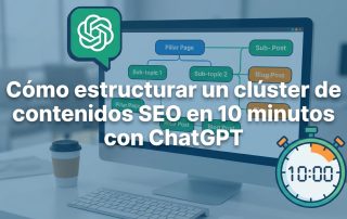 Cómo estructurar un clúster de contenidos SEO en 10 minutos con ChatGPT