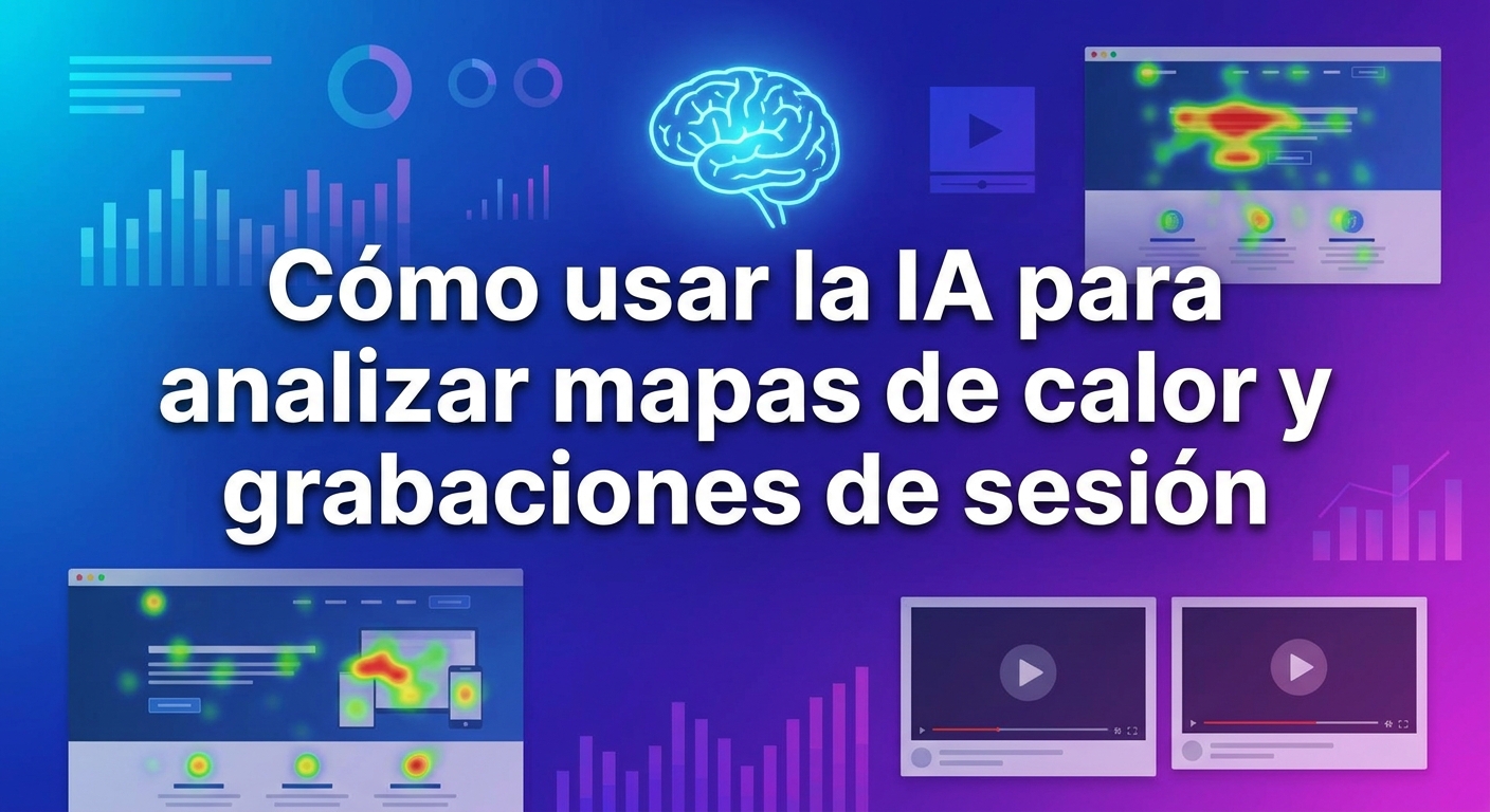 Cómo usar la IA para analizar mapas de calor y grabaciones de sesión