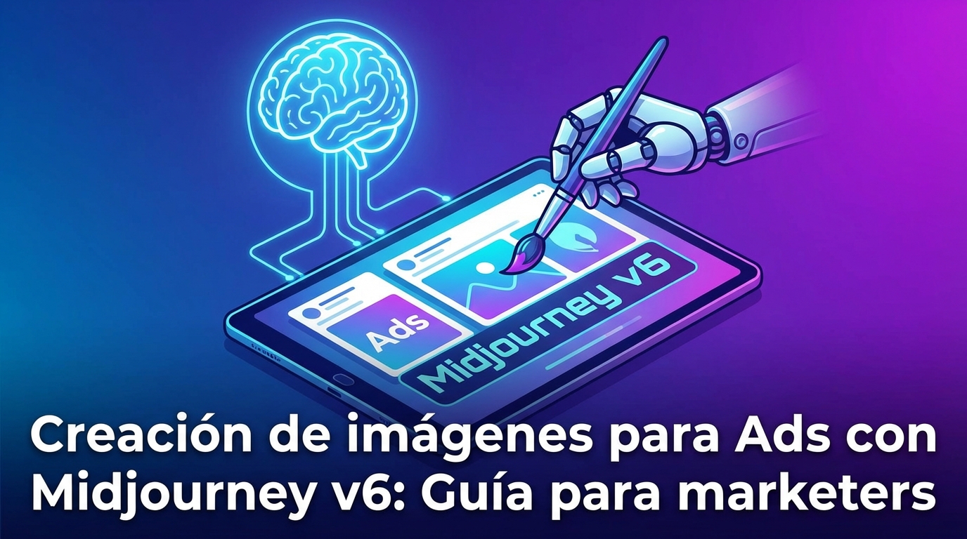 Creación de imágenes para Ads con Midjourney v6: Guía para marketers
