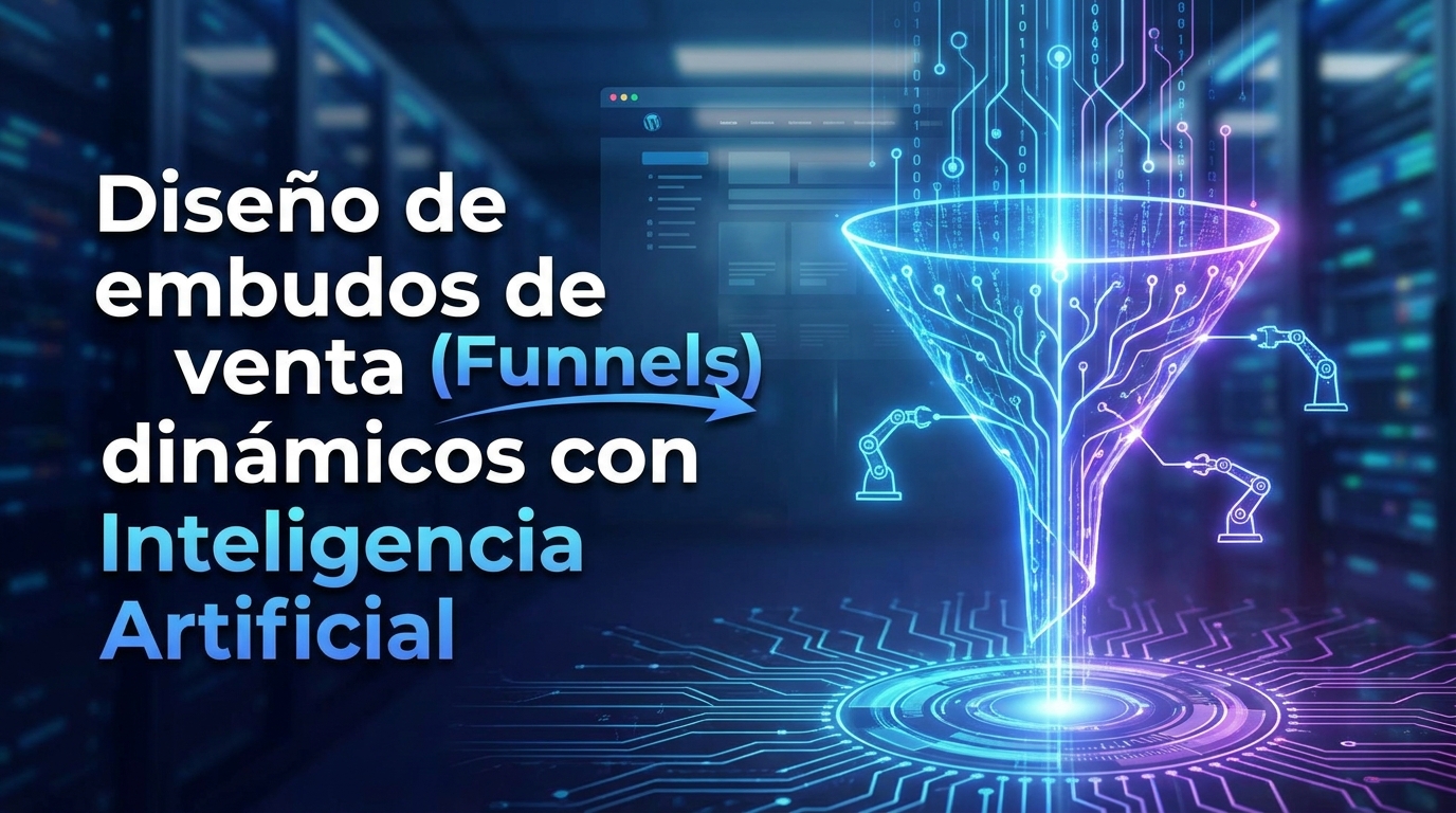 Diseño de embudos de venta (Funnels) dinámicos con Inteligencia Artificial