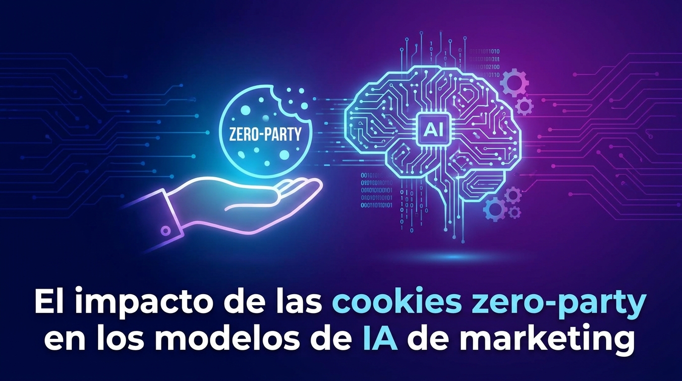 El impacto de las cookies zero-party en los modelos de IA de marketing