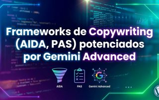 Frameworks de Copywriting (AIDA, PAS) potenciados por Gemini Advanced