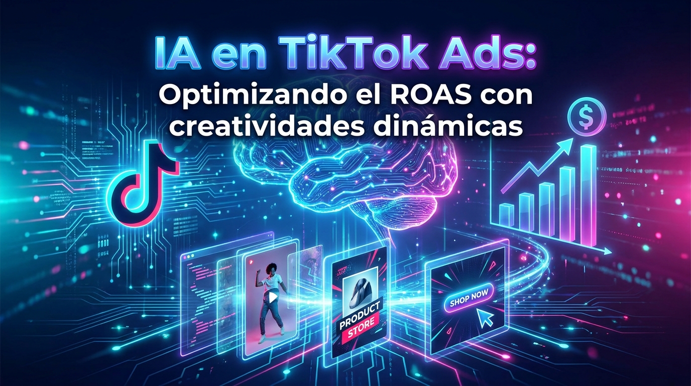 IA en TikTok Ads: Optimizando el ROAS con creatividades dinámicas