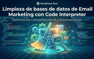 Limpieza de bases de datos de Email Marketing con Code Interpreter