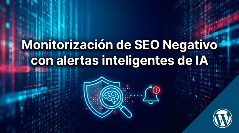 Monitorización de SEO Negativo con alertas inteligentes de IA - Toni ...