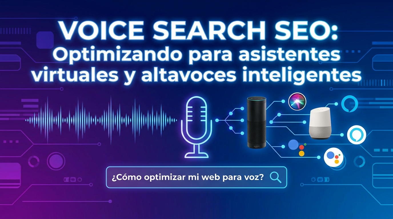 Voice Search SEO: Optimizando para asistentes virtuales y altavoces inteligentes