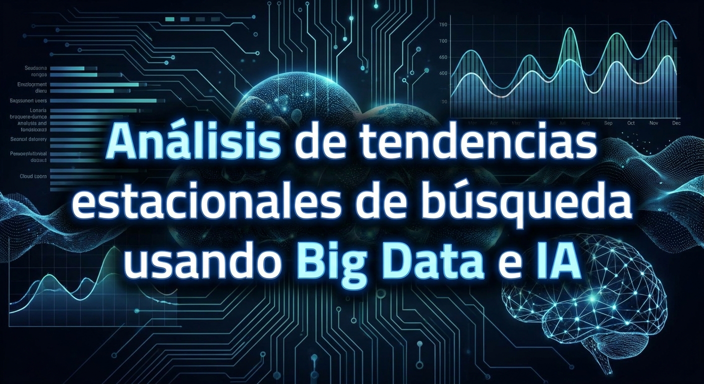 Análisis de tendencias estacionales de búsqueda usando Big Data e IA