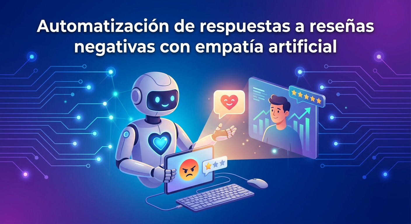Automatización de respuestas a reseñas negativas con empatía artificial