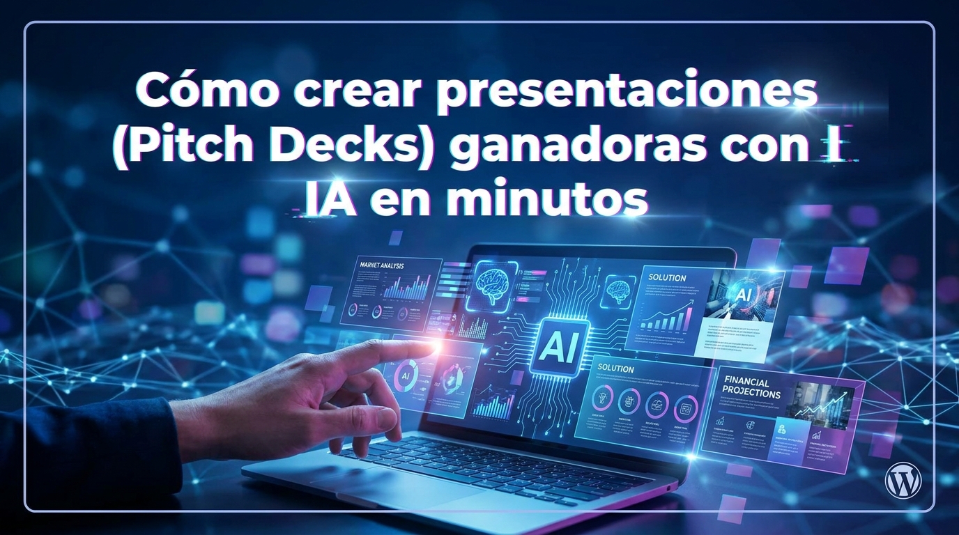 Cómo crear presentaciones (Pitch Decks) ganadoras con IA en minutos