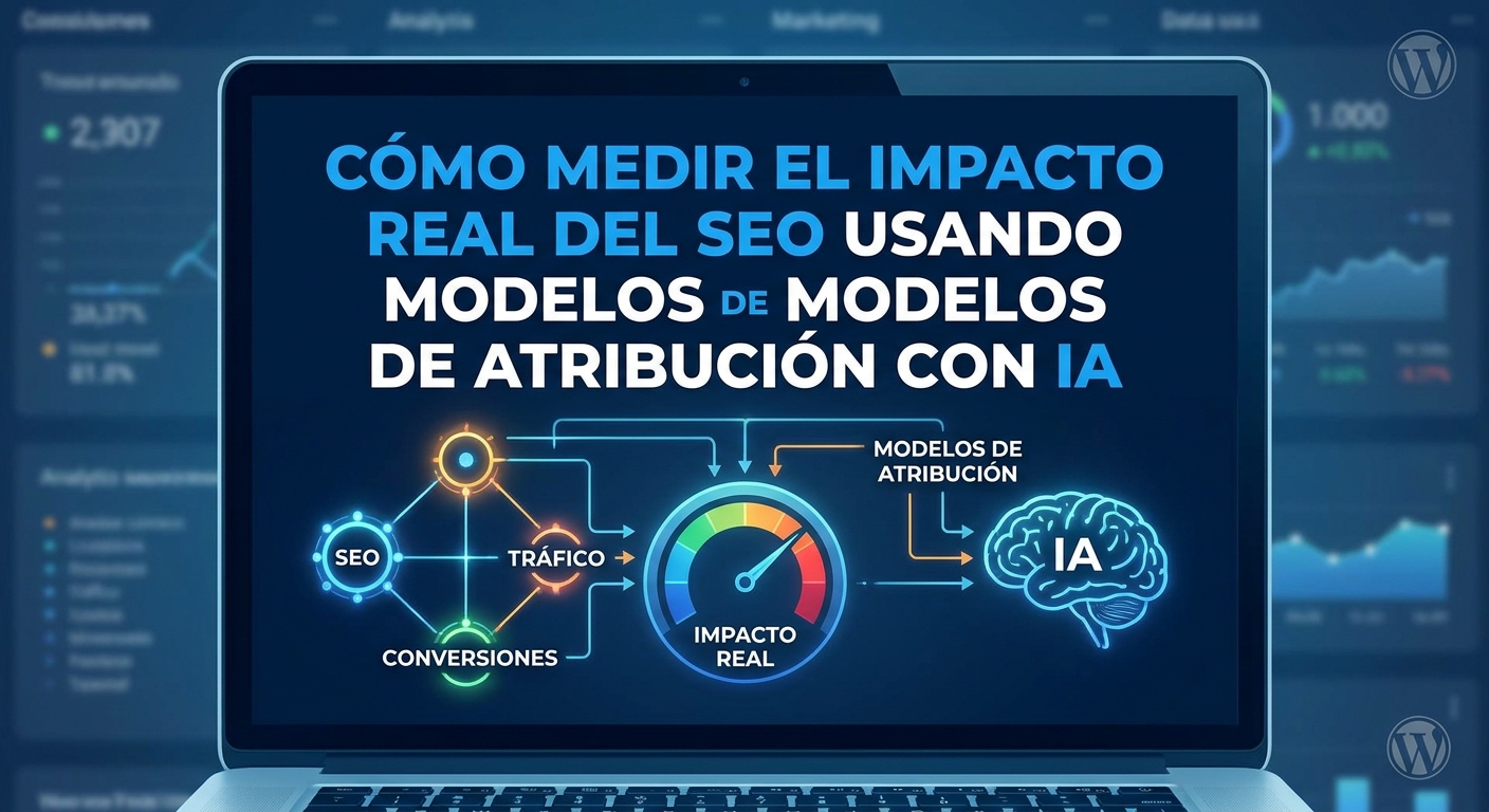 Cómo medir el impacto real del SEO usando modelos de atribución con IA