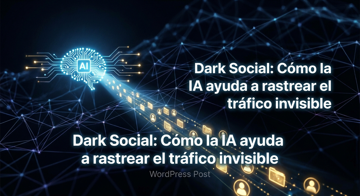 Dark Social: Cómo la IA ayuda a rastrear el tráfico invisible