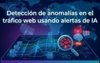 Detección de anomalías en el tráfico web usando alertas de IA