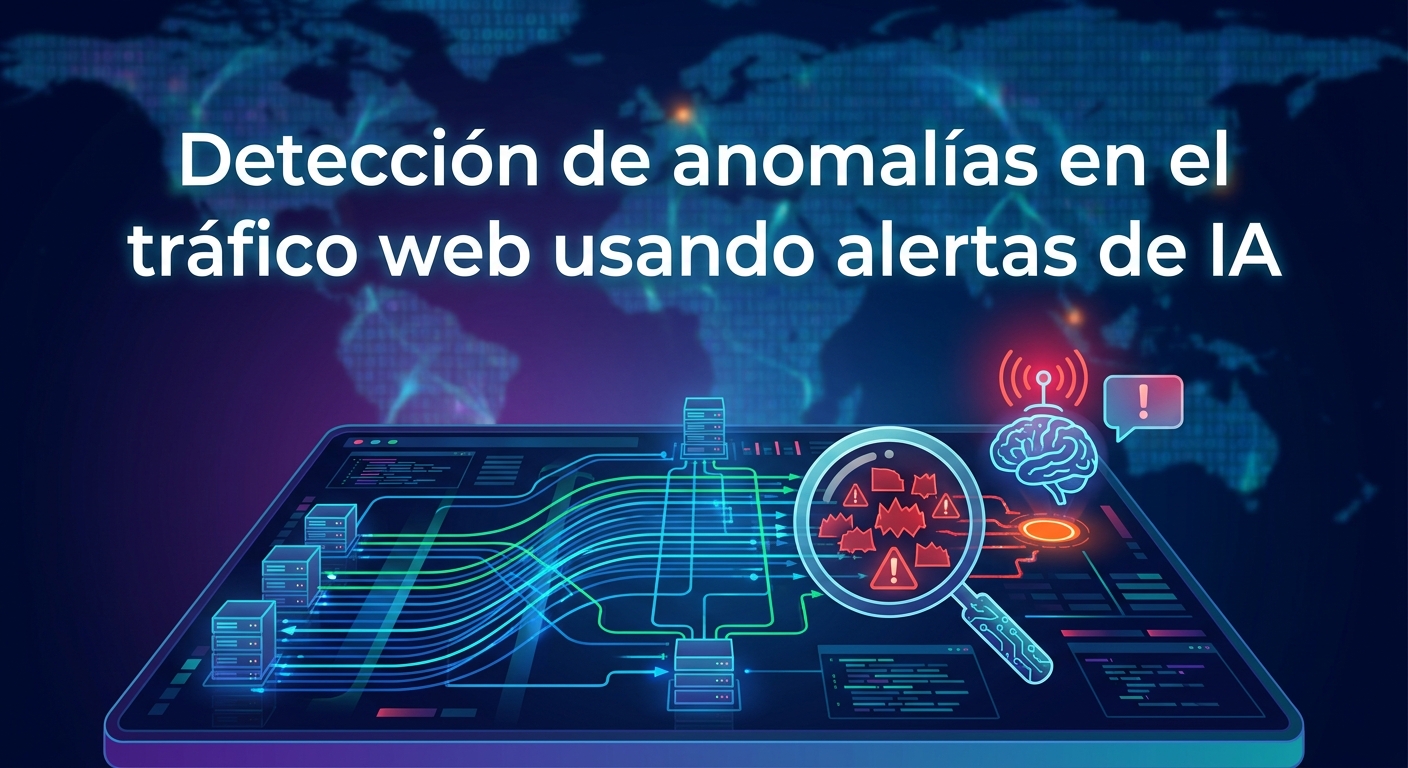 Detección de anomalías en el tráfico web usando alertas de IA