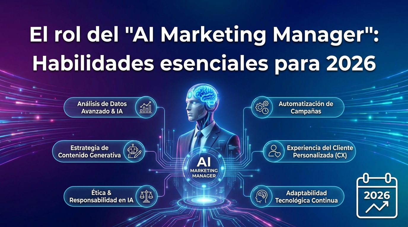 El rol del "AI Marketing Manager": Habilidades esenciales para 2026