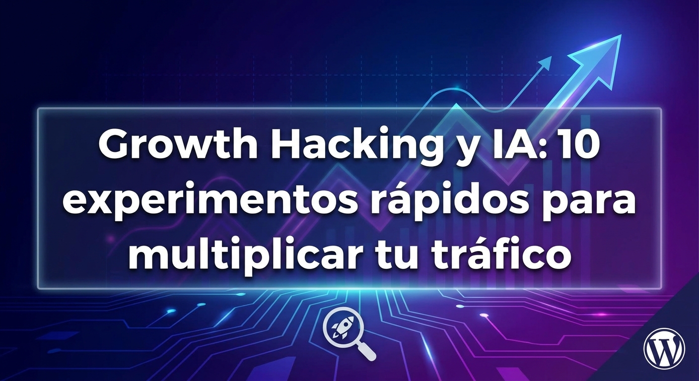 Growth Hacking y IA: 10 experimentos rápidos para multiplicar tu tráfico