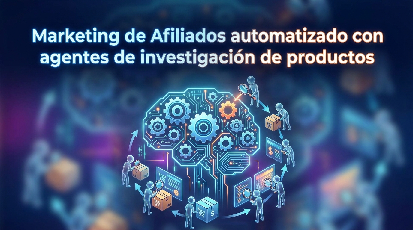 Marketing de Afiliados automatizado con agentes de investigación de productos
