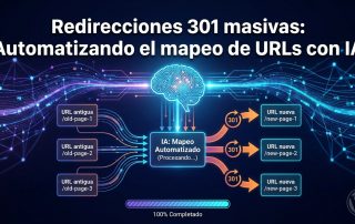 Redirecciones 301 masivas: Automatizando el mapeo de URLs con IA