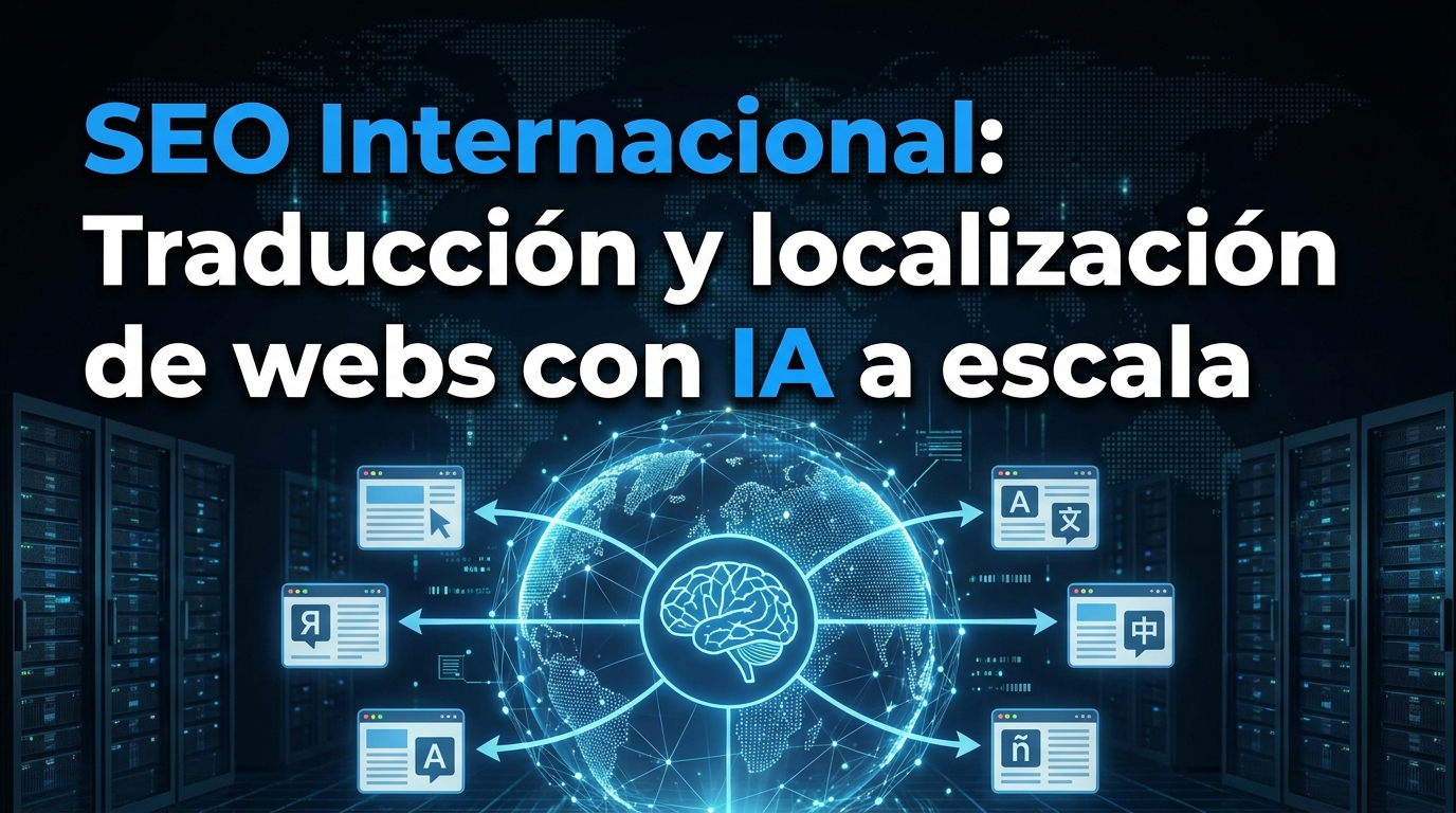 SEO Internacional: Traducción y localización de webs con IA a escala
