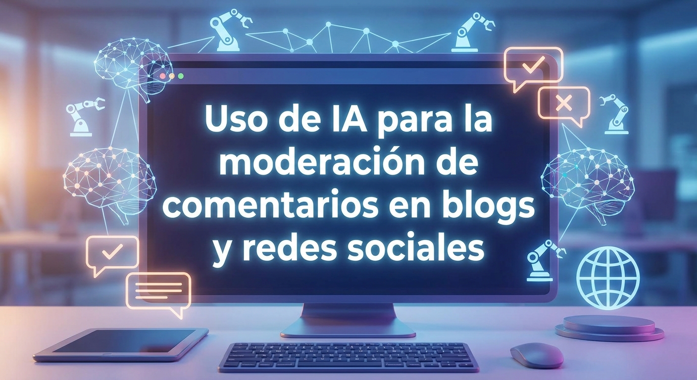 Uso de IA para la moderación de comentarios en blogs y redes sociales