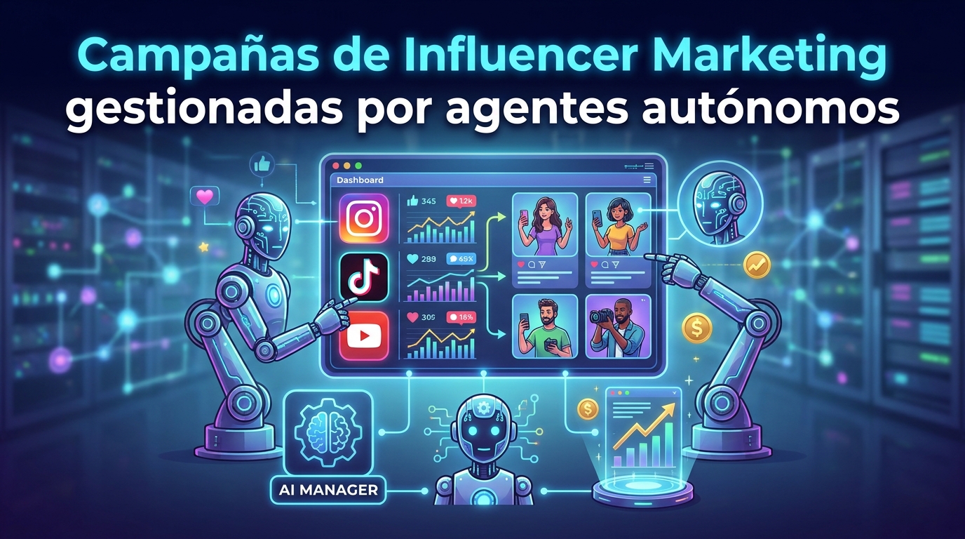 Campañas de Influencer Marketing gestionadas por agentes autónomos