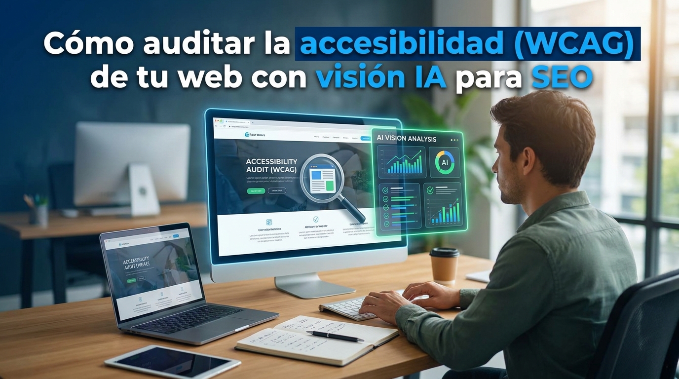 Cómo auditar la accesibilidad (WCAG) de tu web con visión IA para SEO
