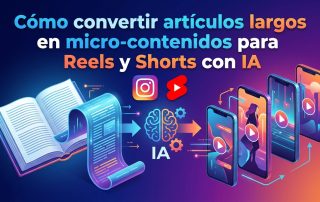 Cómo convertir artículos largos en micro-contenidos para Reels y Shorts con IA