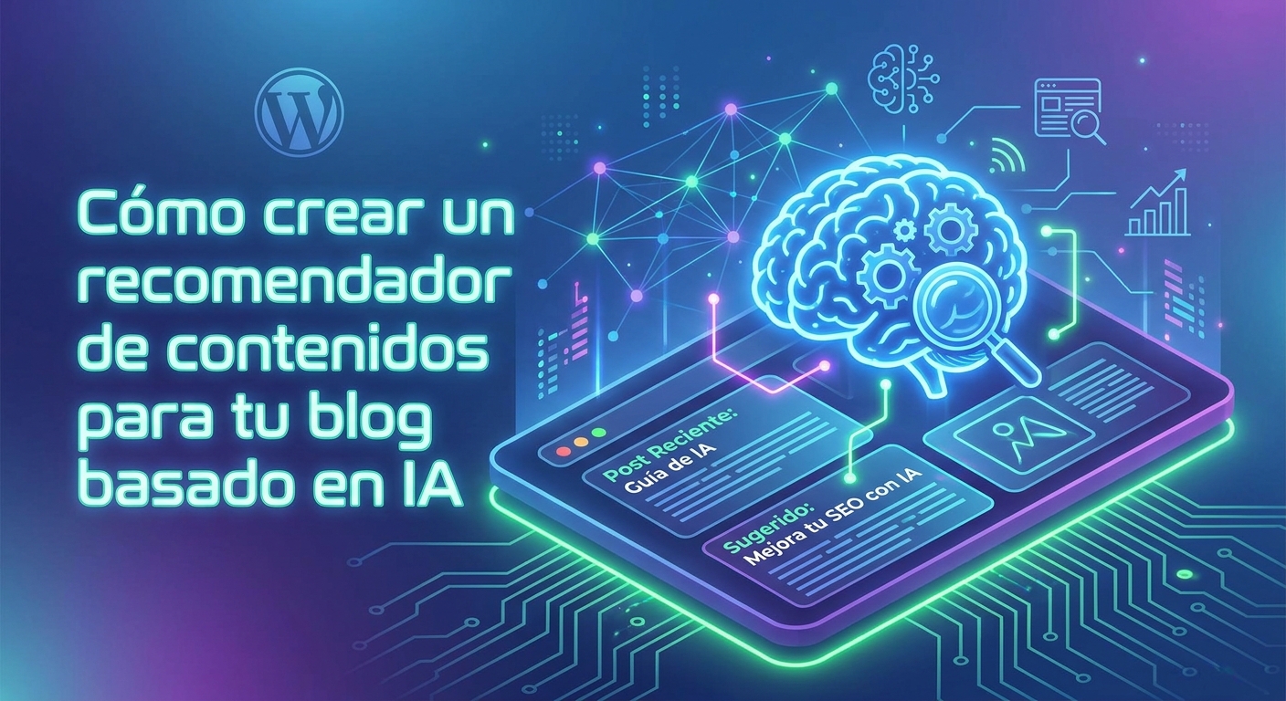 Cómo crear un recomendador de contenidos para tu blog basado en IA