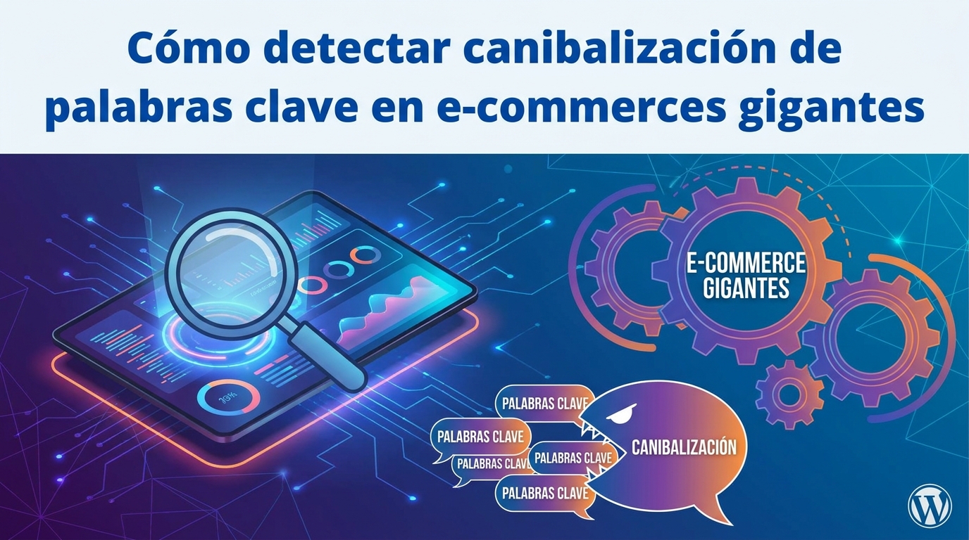 Cómo detectar canibalización de palabras clave en e-commerces gigantes