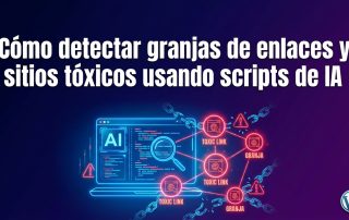 Cómo detectar granjas de enlaces y sitios tóxicos usando scripts de IA