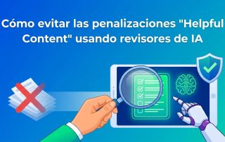 Cómo evitar las penalizaciones "Helpful Content" usando revisores de IA