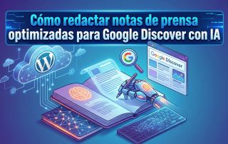 Cómo redactar notas de prensa optimizadas para Google Discover con IA
