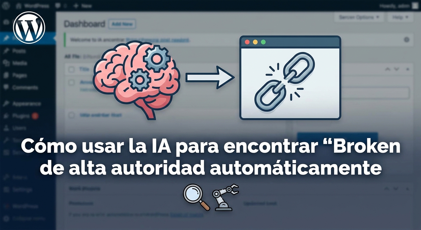 Cómo usar la IA para encontrar "Broken Links" de alta autoridad automáticamente