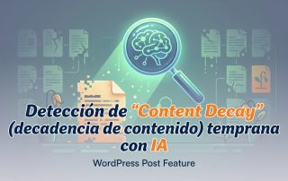 Detección de "Content Decay" (decadencia de contenido) temprana con IA