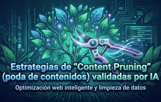 Estrategias de "Content Pruning" (poda de contenidos) validadas por IA