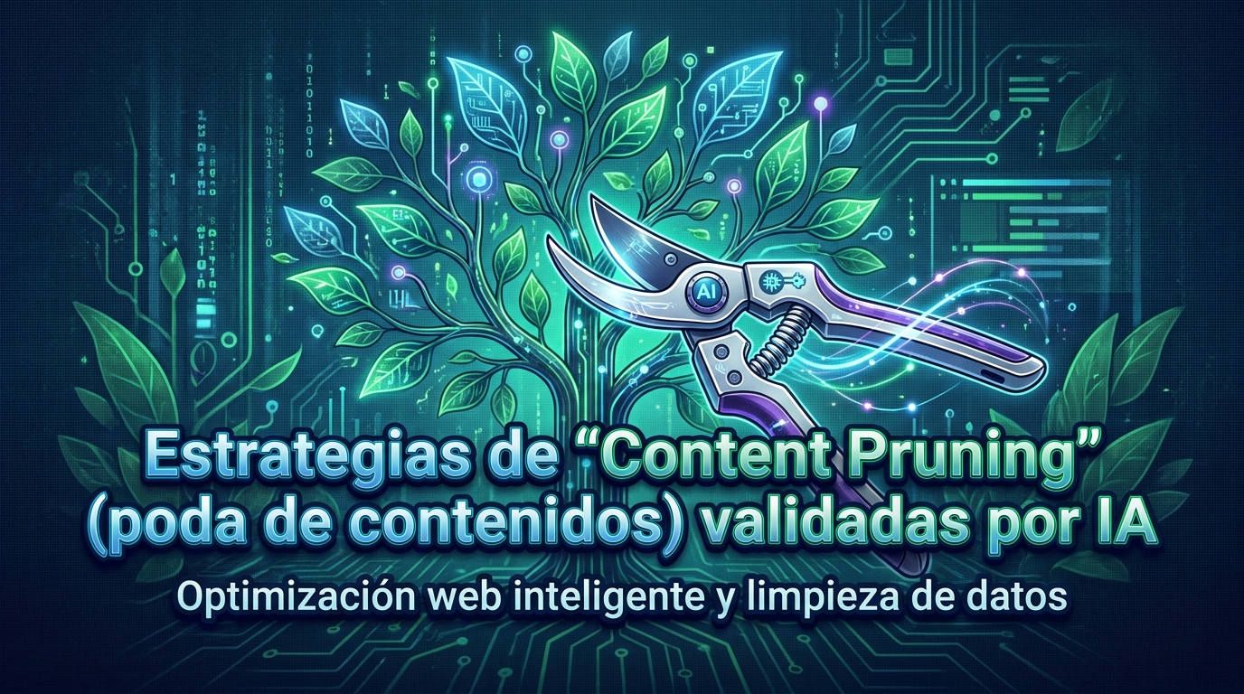 Estrategias de "Content Pruning" (poda de contenidos) validadas por IA
