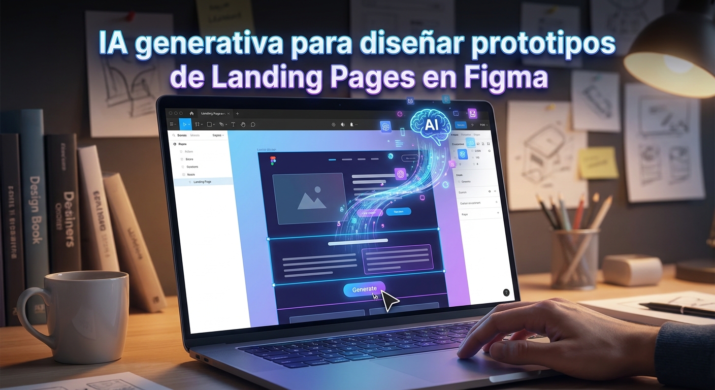 IA generativa para diseñar prototipos de Landing Pages en Figma