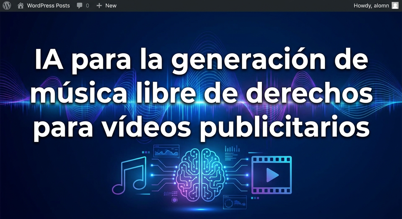 IA para la generación de música libre de derechos para vídeos publicitarios