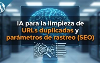 IA para la limpieza de URLs duplicadas y parámetros de rastreo (SEO)
