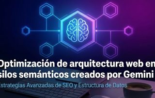 Optimización de arquitectura web en silos semánticos creados por Gemini