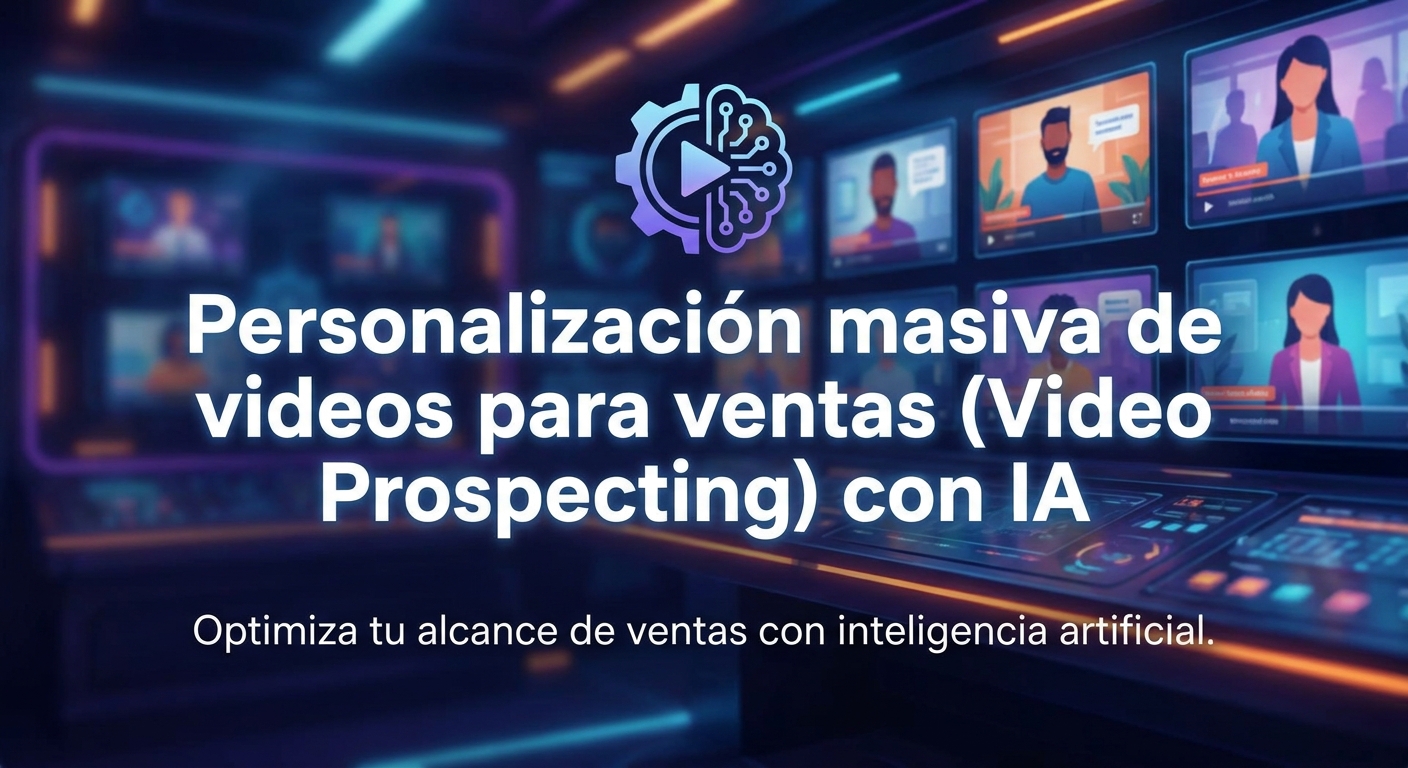 Personalización masiva de videos para ventas (Video Prospecting) con IA
