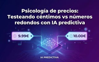 Psicología de precios: Testeando céntimos vs números redondos con IA predictiva