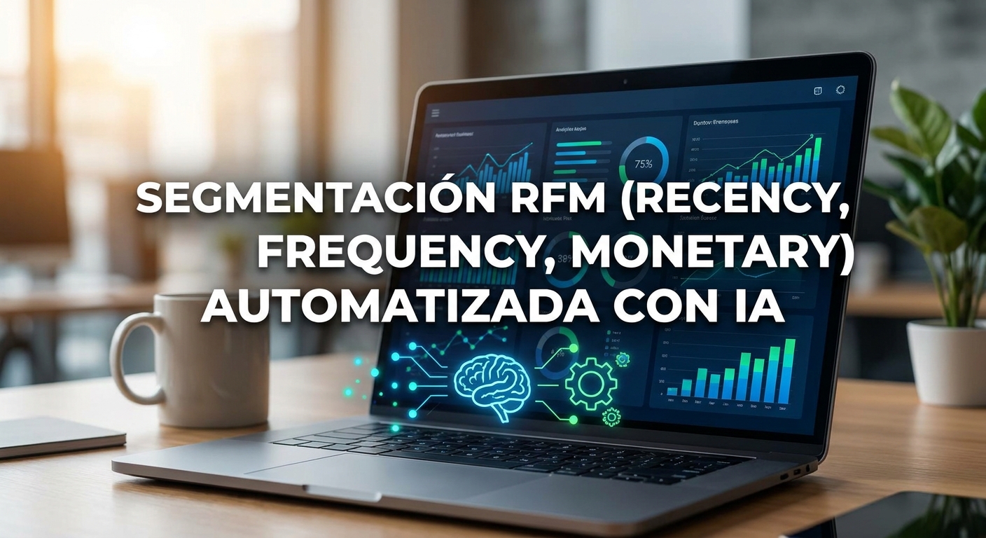 Segmentación RFM (Recency, Frequency, Monetary) automatizada con IA