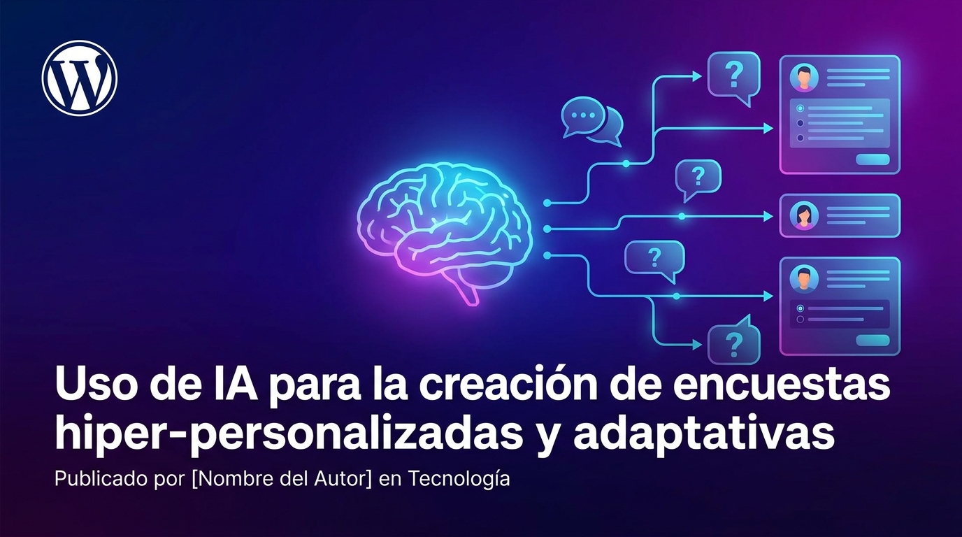 Uso de IA para la creación de encuestas hiper-personalizadas y adaptativas