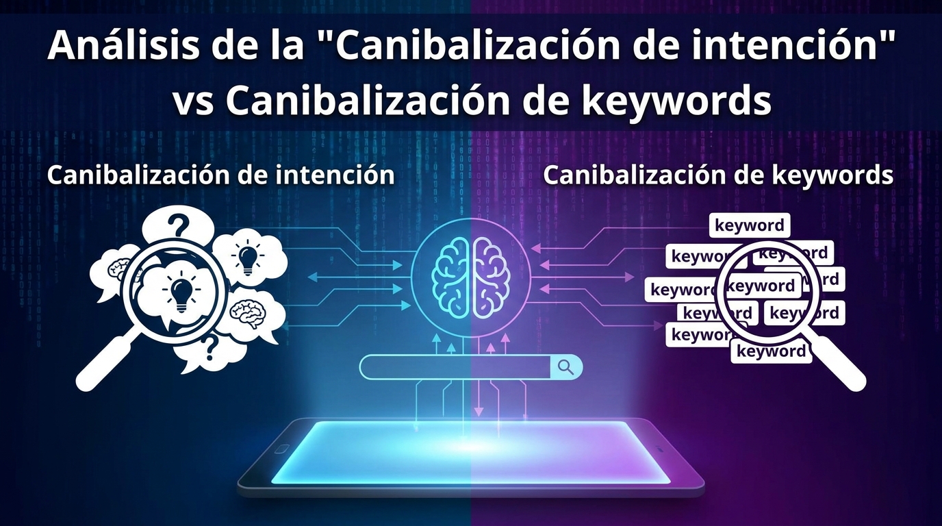 Análisis de la "Canibalización de intención" vs Canibalización de keywords