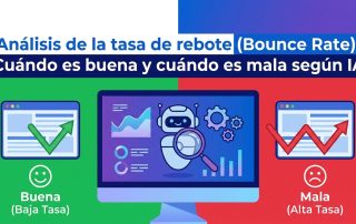 Análisis de la tasa de rebote (Bounce Rate): Cuándo es buena y cuándo es mala según IA