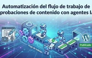 Automatización del flujo de trabajo de aprobaciones de contenido con agentes IA