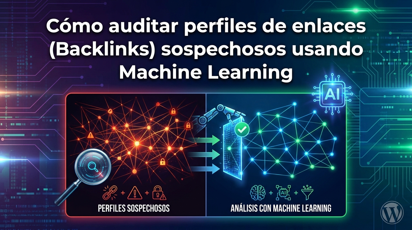 Cómo auditar perfiles de enlaces (Backlinks) sospechosos usando Machine Learning